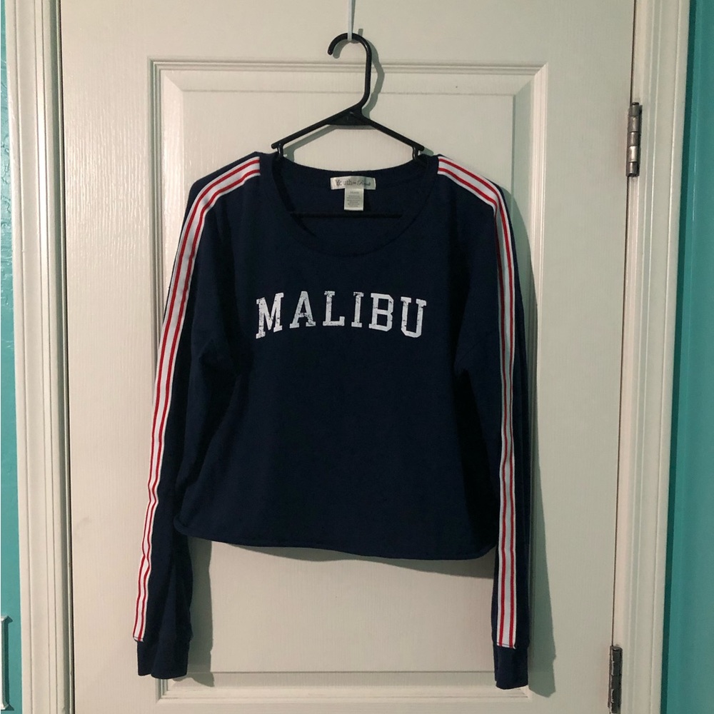 Long Sleeve Malibu Cropped Shirt